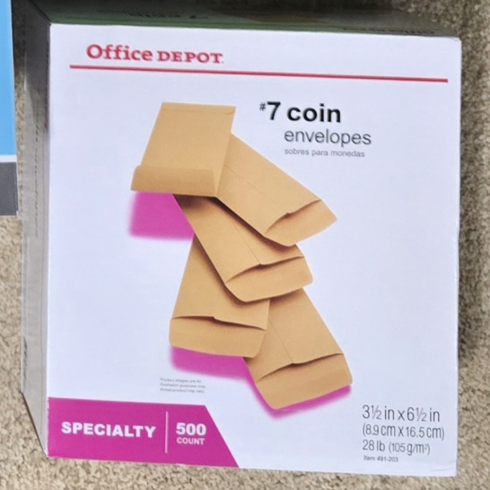 #7 Coin Envelopes